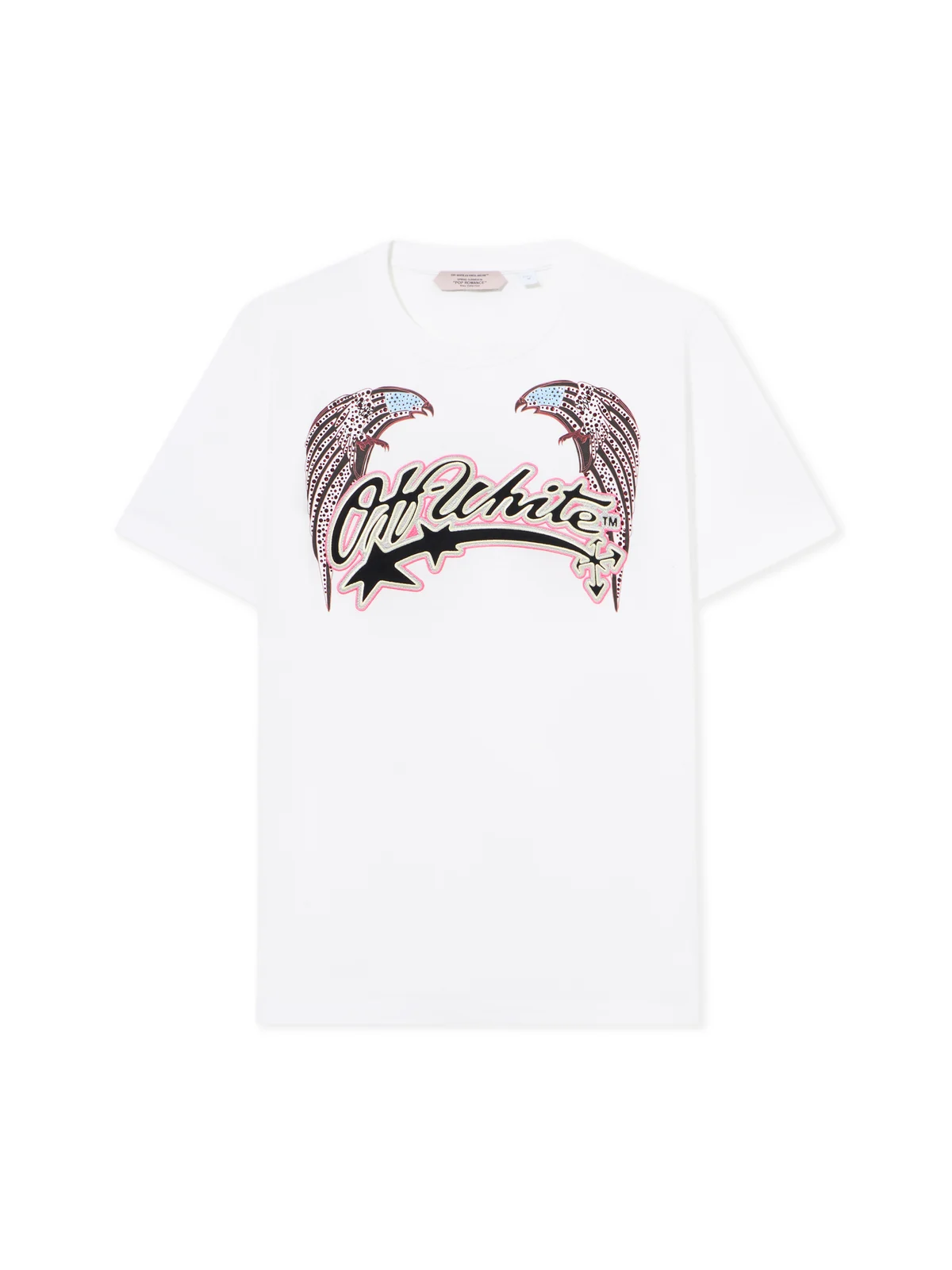 Off-White Swarovski Double Eagle Slim T-shirt