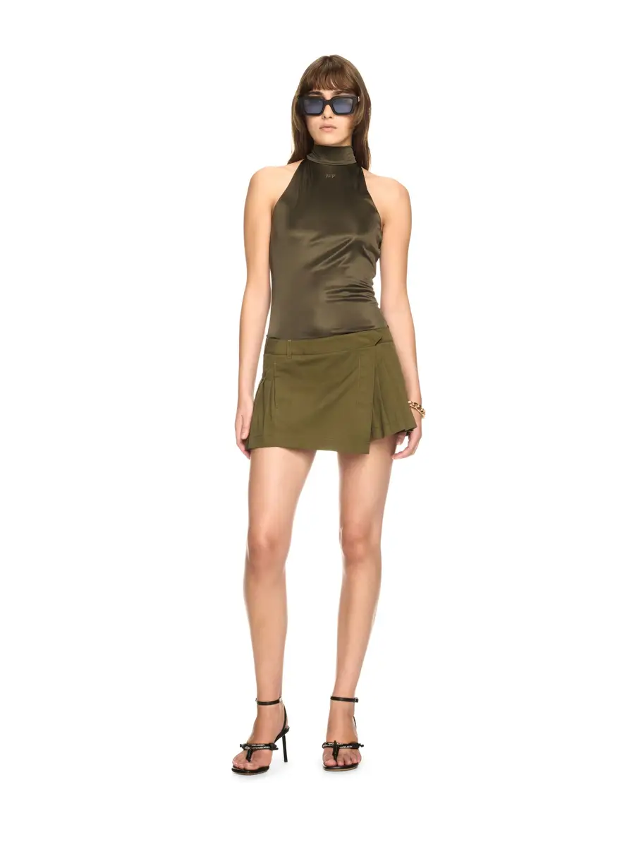 Off-White Green Savana Mini Skirt | Thumbnail 2