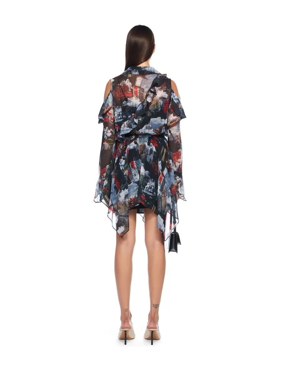 Off-White World Paint Geo Romantic Dress | Thumbnail 4 Off-White World Paint Geo Romantic Dress | Thumbnail 4