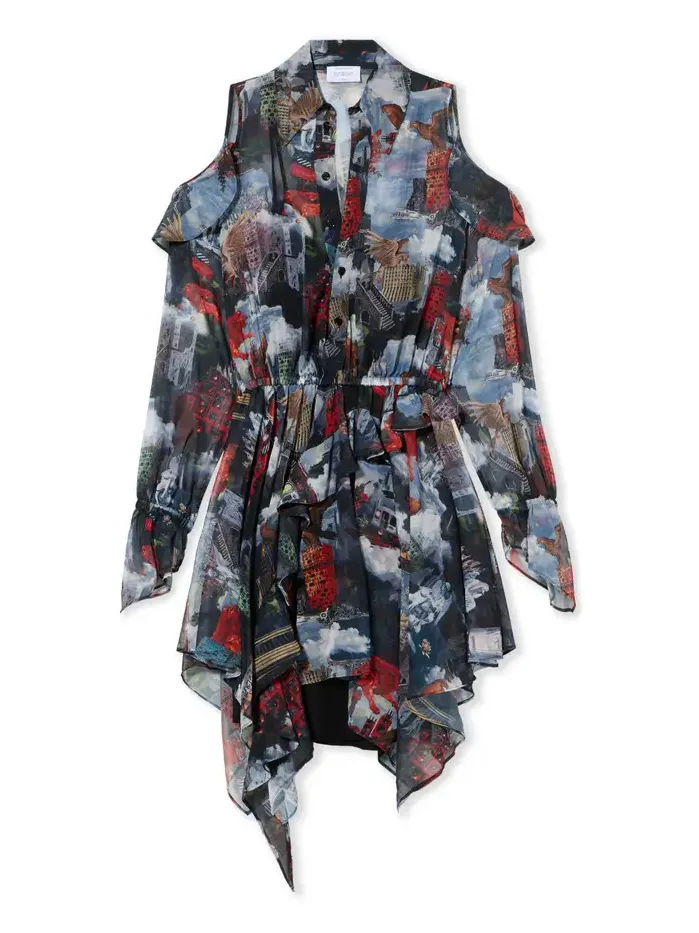 World Paint Geo Romantic Dress World Paint Geo Romantic Dress