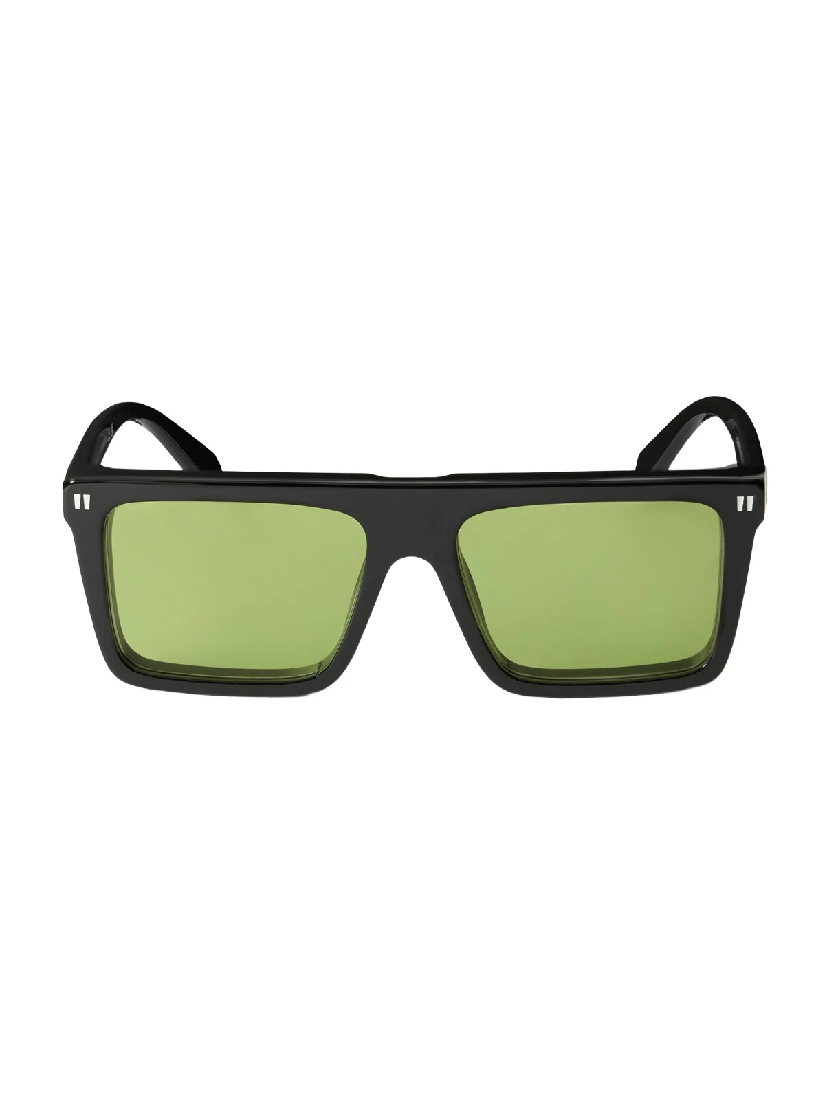 Off-White Bridgeport Green Lens Sunglasses