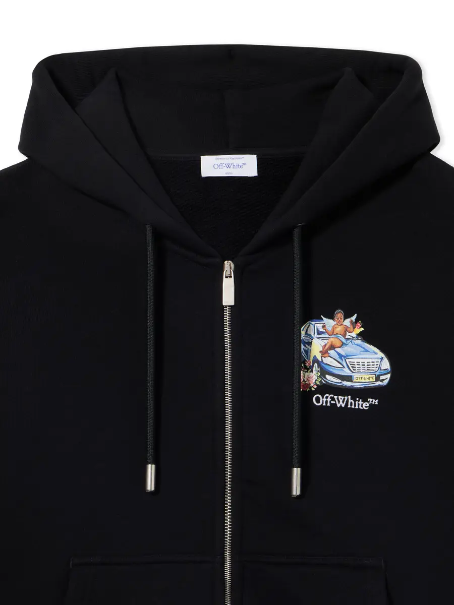 Off-White Fresco Arrow Zip Skate Hoodie | Thumbnail 3