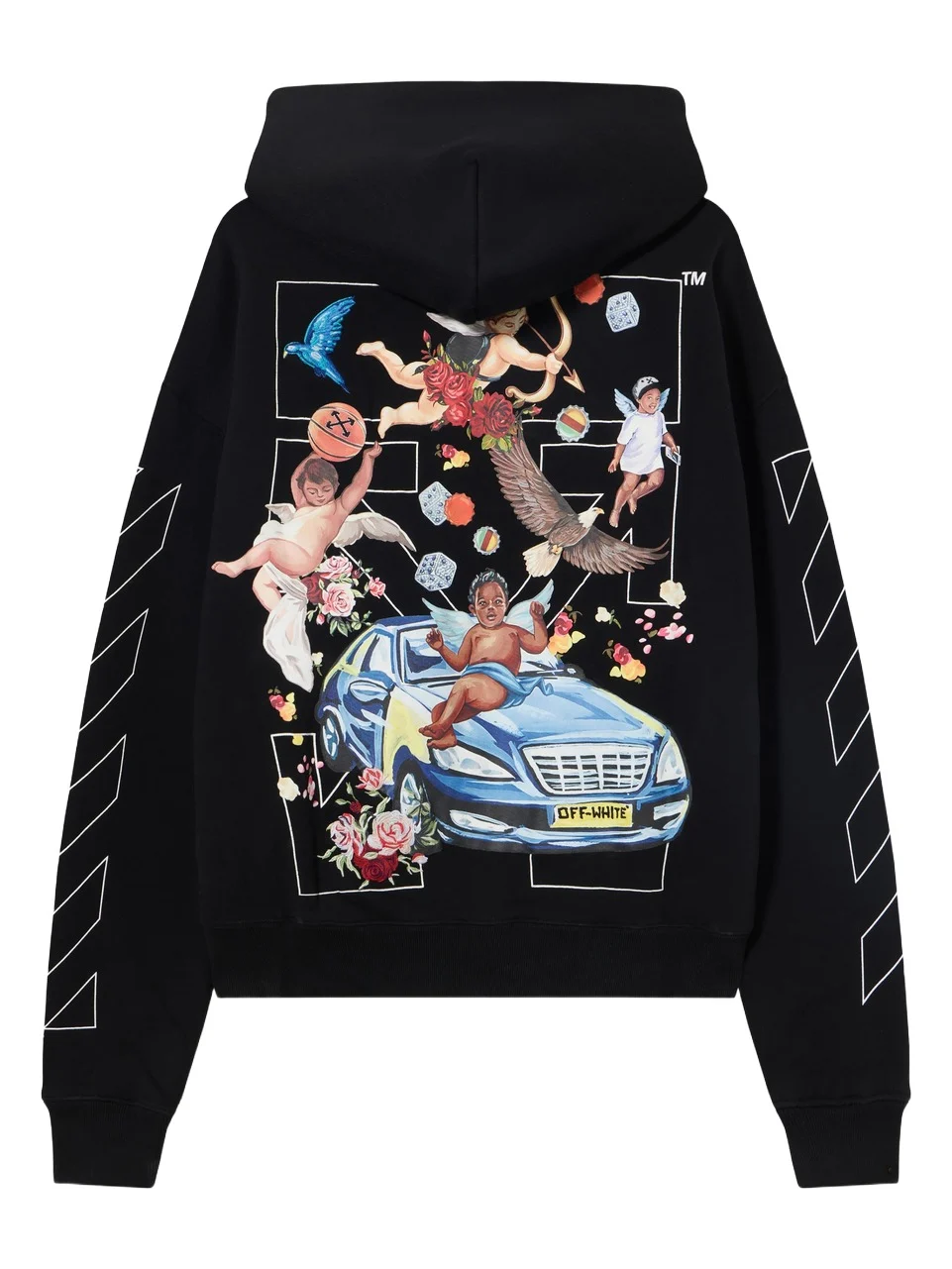 Off-White Fresco Arrow Zip Skate Hoodie