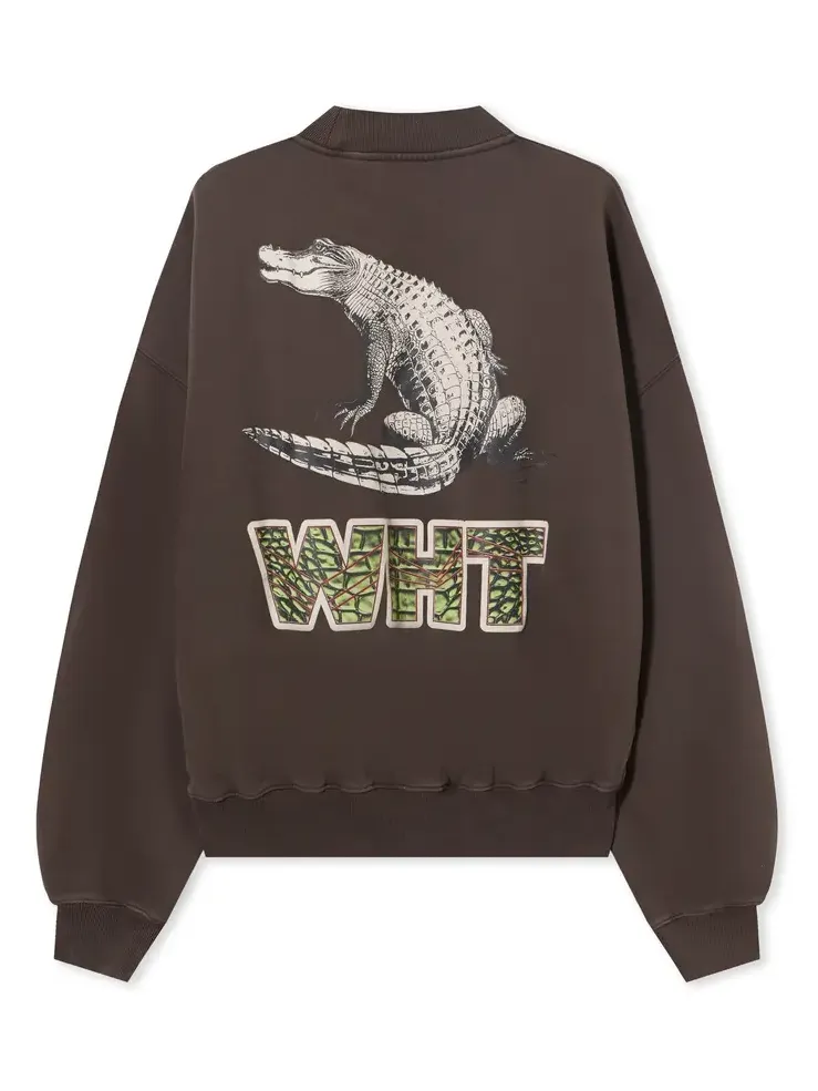 Wht Croco Sweatshirt Wht Croco Sweatshirt