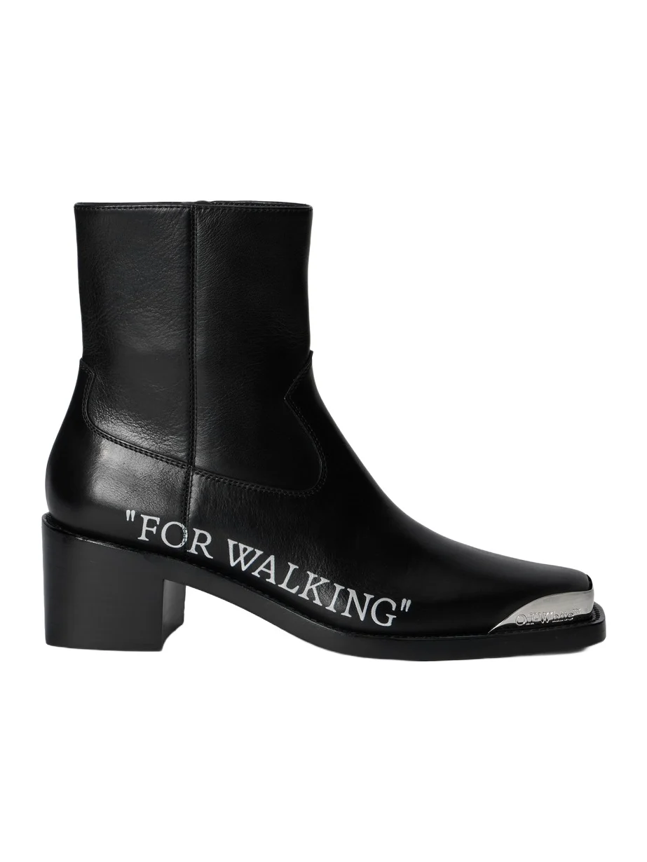 Off-White For Walking Texan Ankle Boots