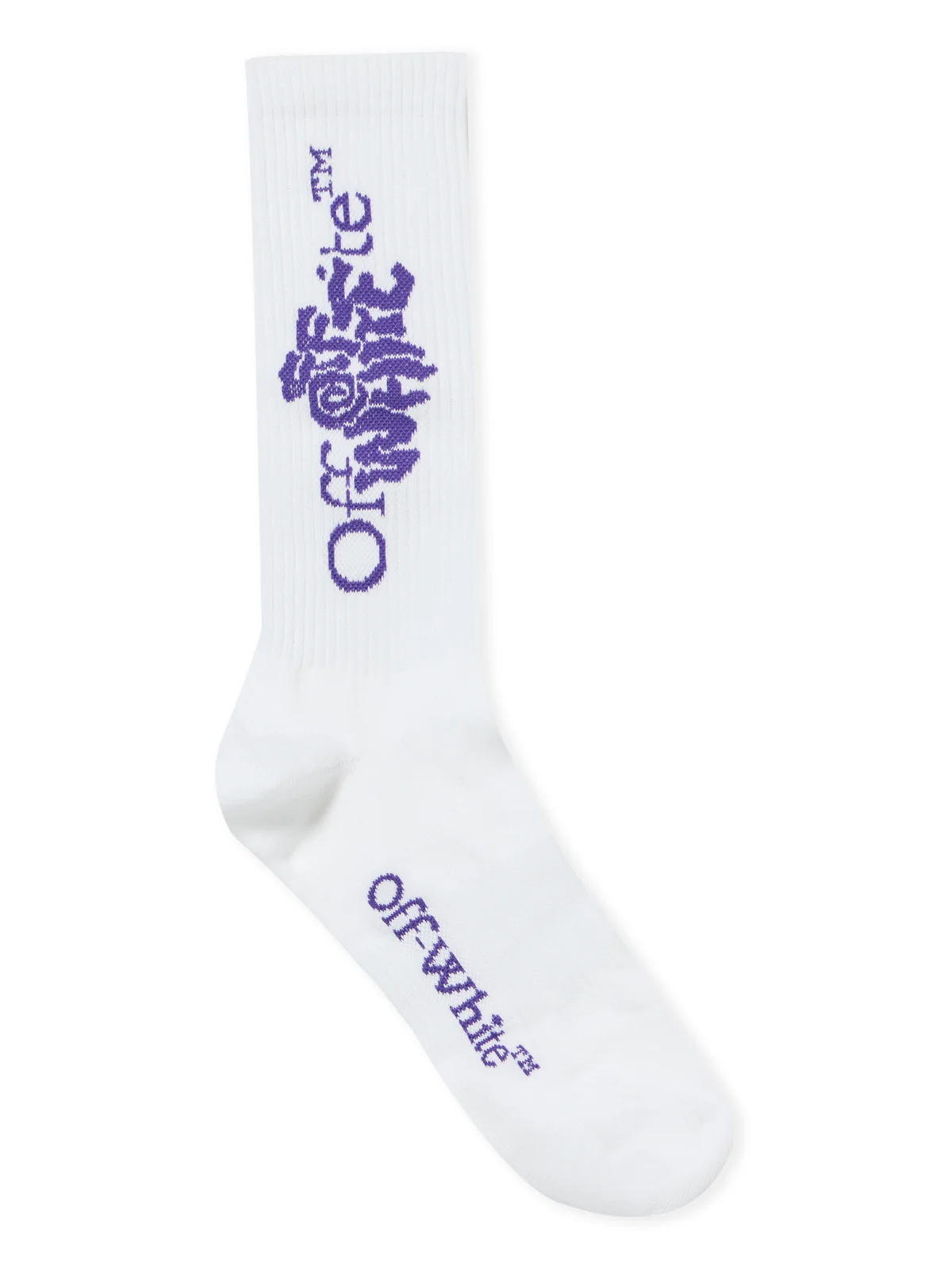 Off-White Diagonal Vulcanized Mid Socks