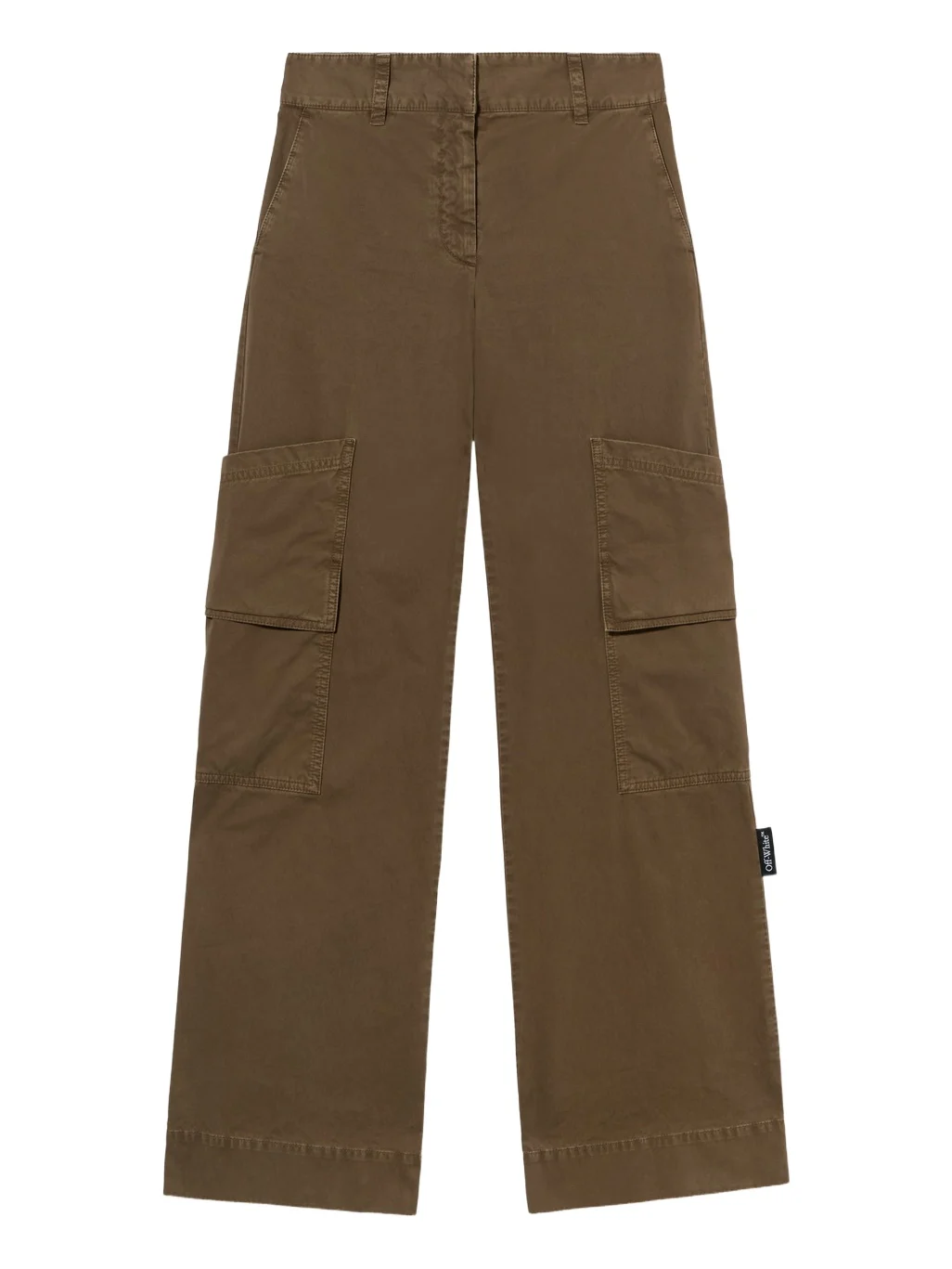 Off-White Garment Dyed Cargo Trousers