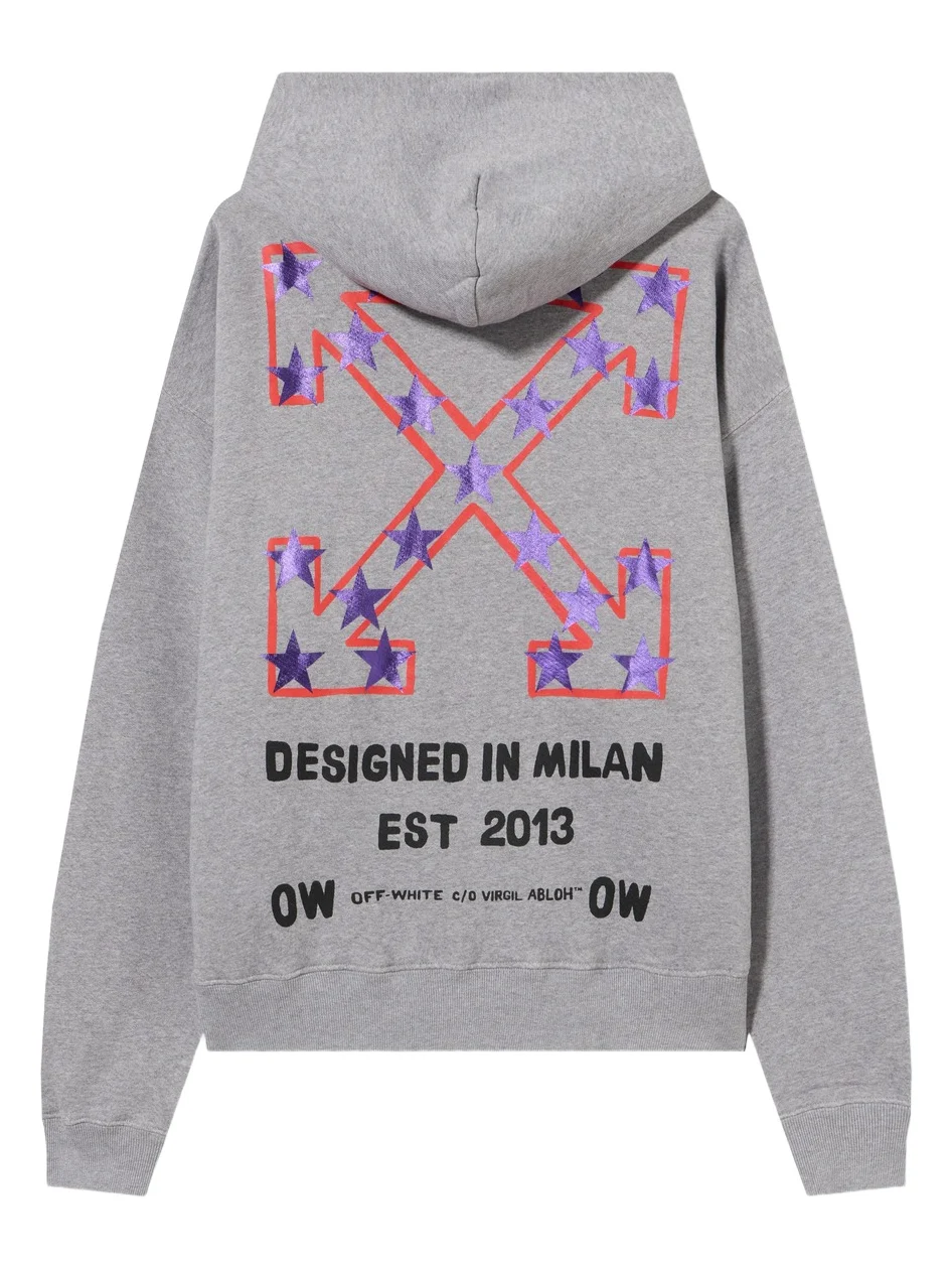 Off-White Star Arrow Zip Skate Hoodie
