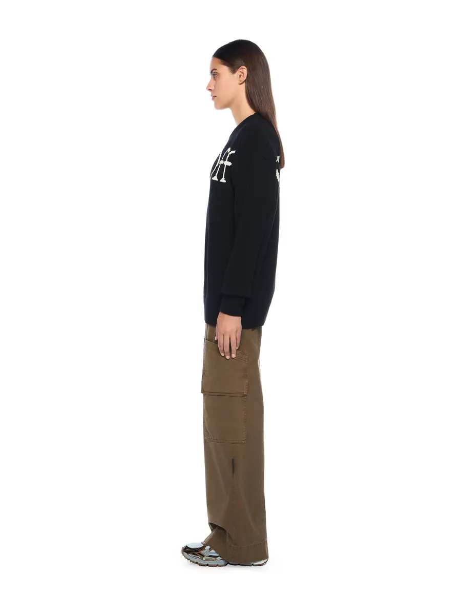Off-White Bookish Logo Knit Sweater | Thumbnail 4 Off-White Bookish Logo Knit Sweater | Thumbnail 4