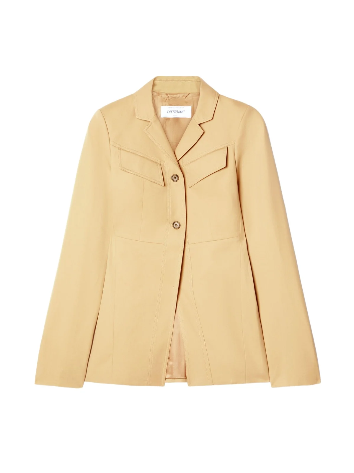 Off-White Beige Toybox Cargo Jacket