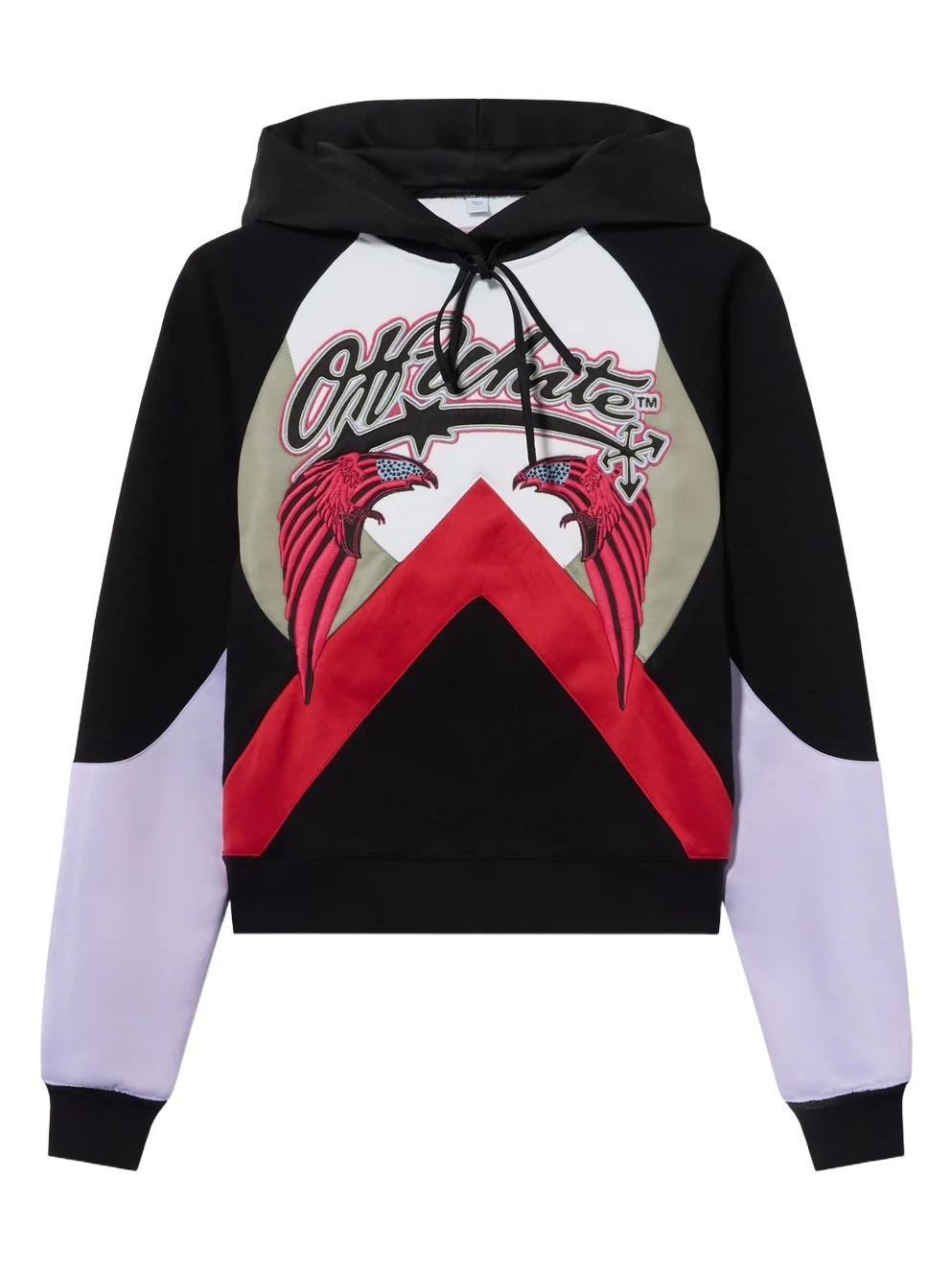 Off-White Double Eagle Color Block Hoodie