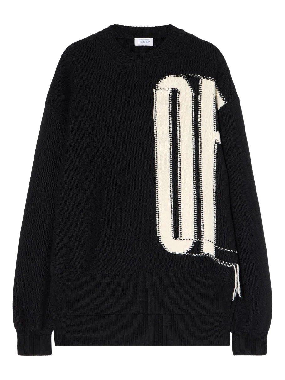 Big Off Knit Crewneck Sweater Big Off Knit Crewneck Sweater