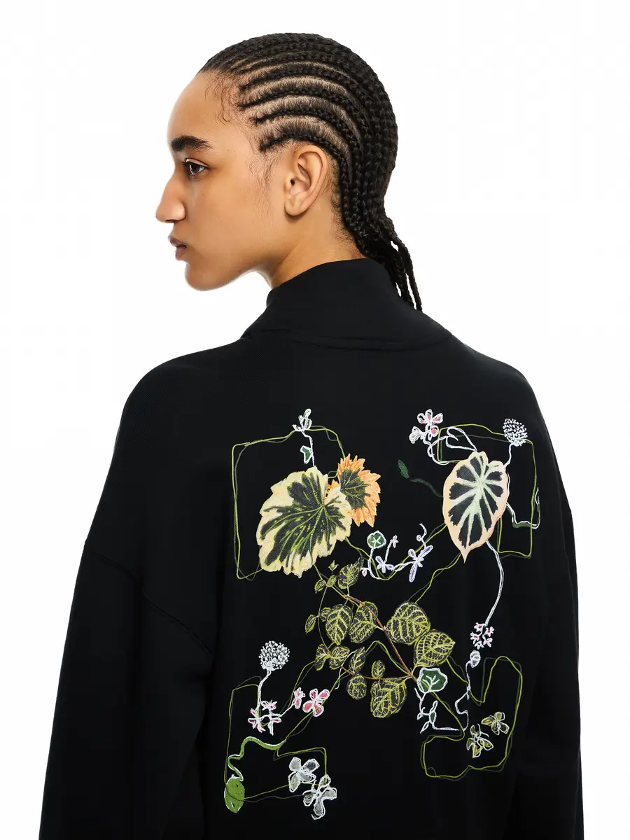 Off-White Arrow Leaves Zip Up Sweatshirt | Thumbnail 5 Off-White Arrow Leaves Zip Up Sweatshirt | Thumbnail 5