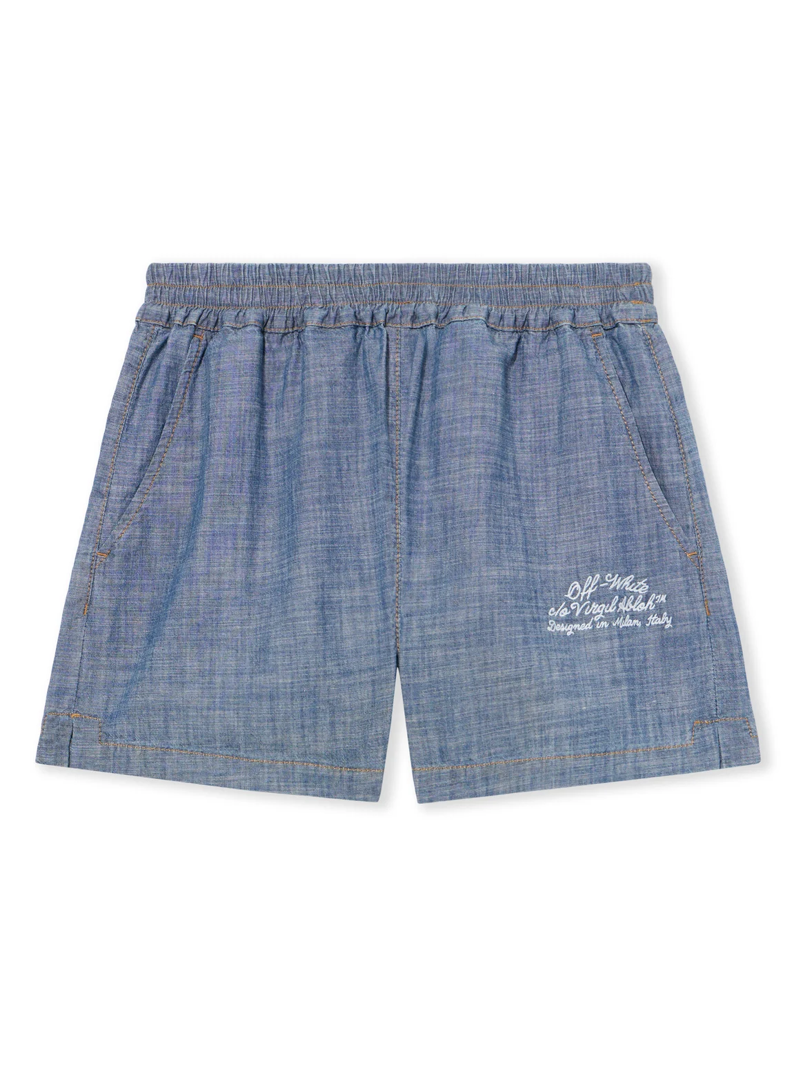 Chambray Denim Pajama Shorts Chambray Denim Pajama Shorts