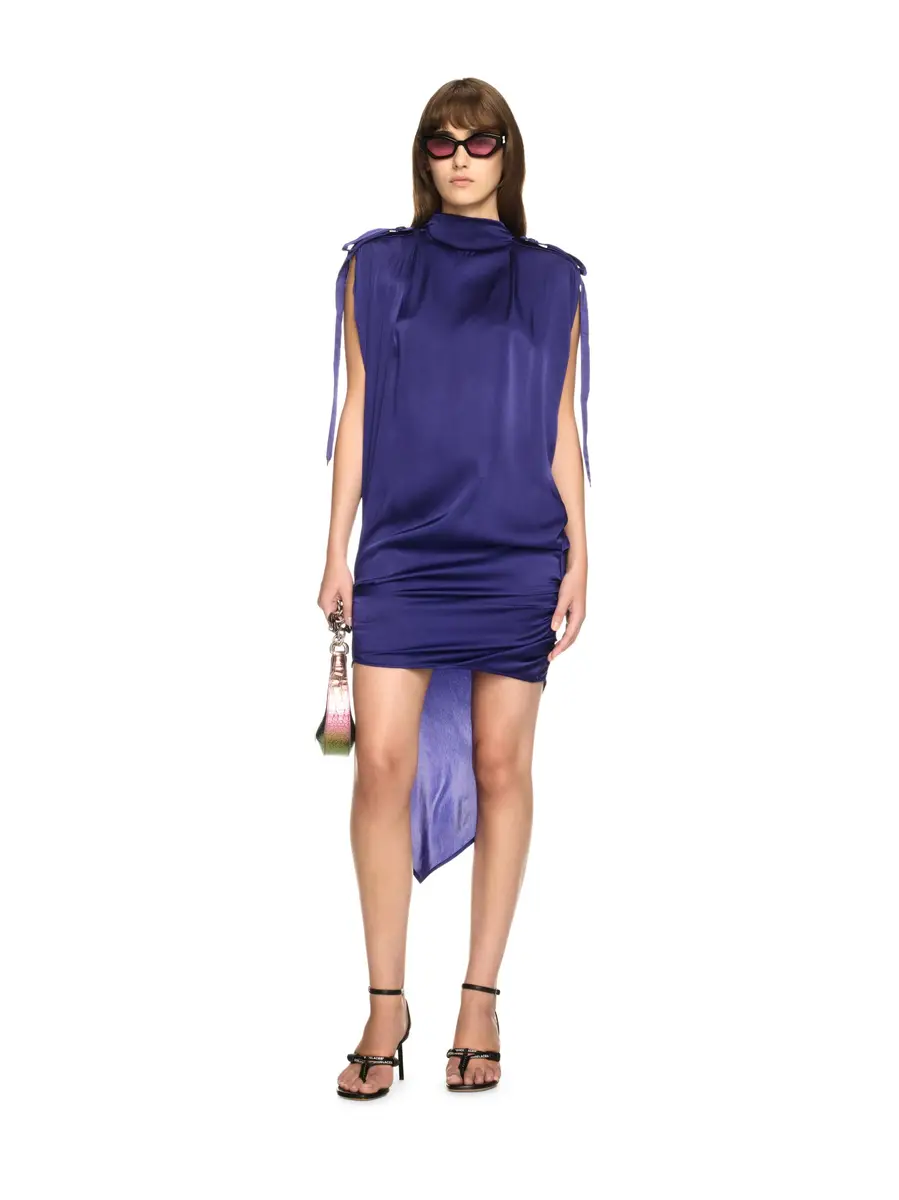 Off-White SATIN KEY DRESS | Thumbnail 2 Off-White SATIN KEY DRESS | Thumbnail 2