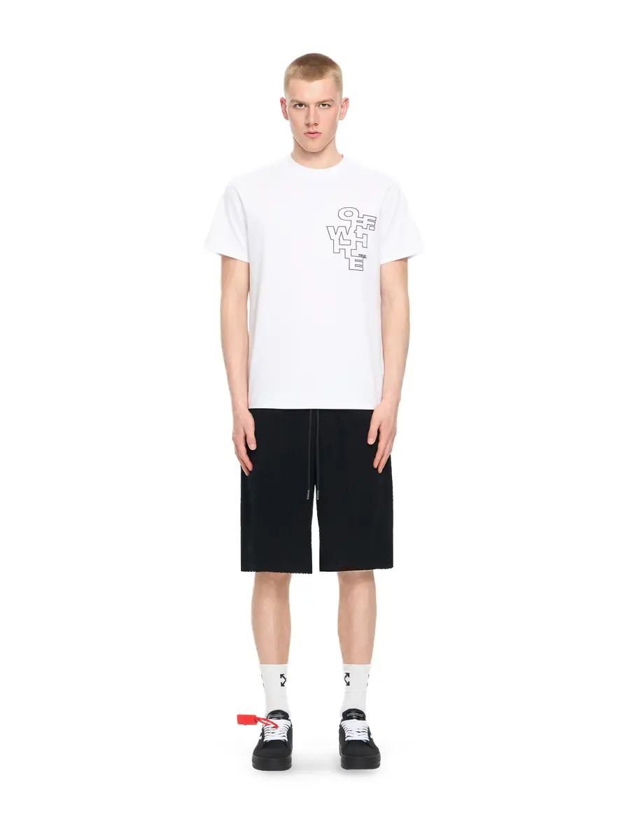 Off-White Slim Fit Outlined Signature S/S T-Shirt | Thumbnail 2 Off-White Slim Fit Outlined Signature S/S T-Shirt | Thumbnail 2