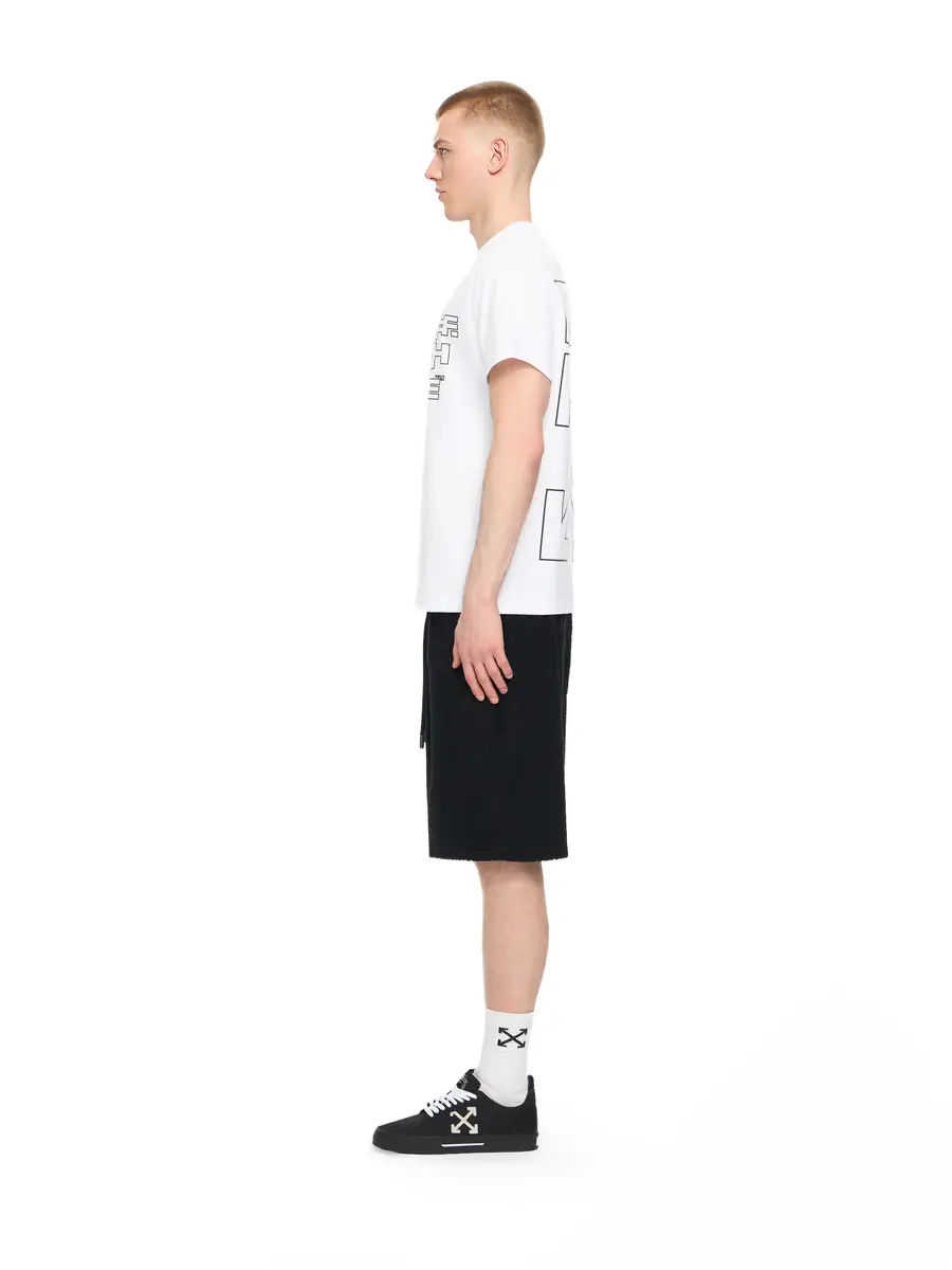 Off-White Slim Fit Outlined Signature S/S T-Shirt | Thumbnail 3 Off-White Slim Fit Outlined Signature S/S T-Shirt | Thumbnail 3