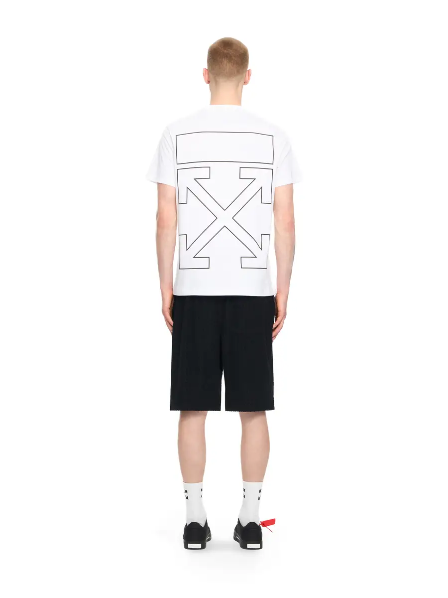 Off-White Slim Fit Outlined Signature S/S T-Shirt | Thumbnail 4 Off-White Slim Fit Outlined Signature S/S T-Shirt | Thumbnail 4