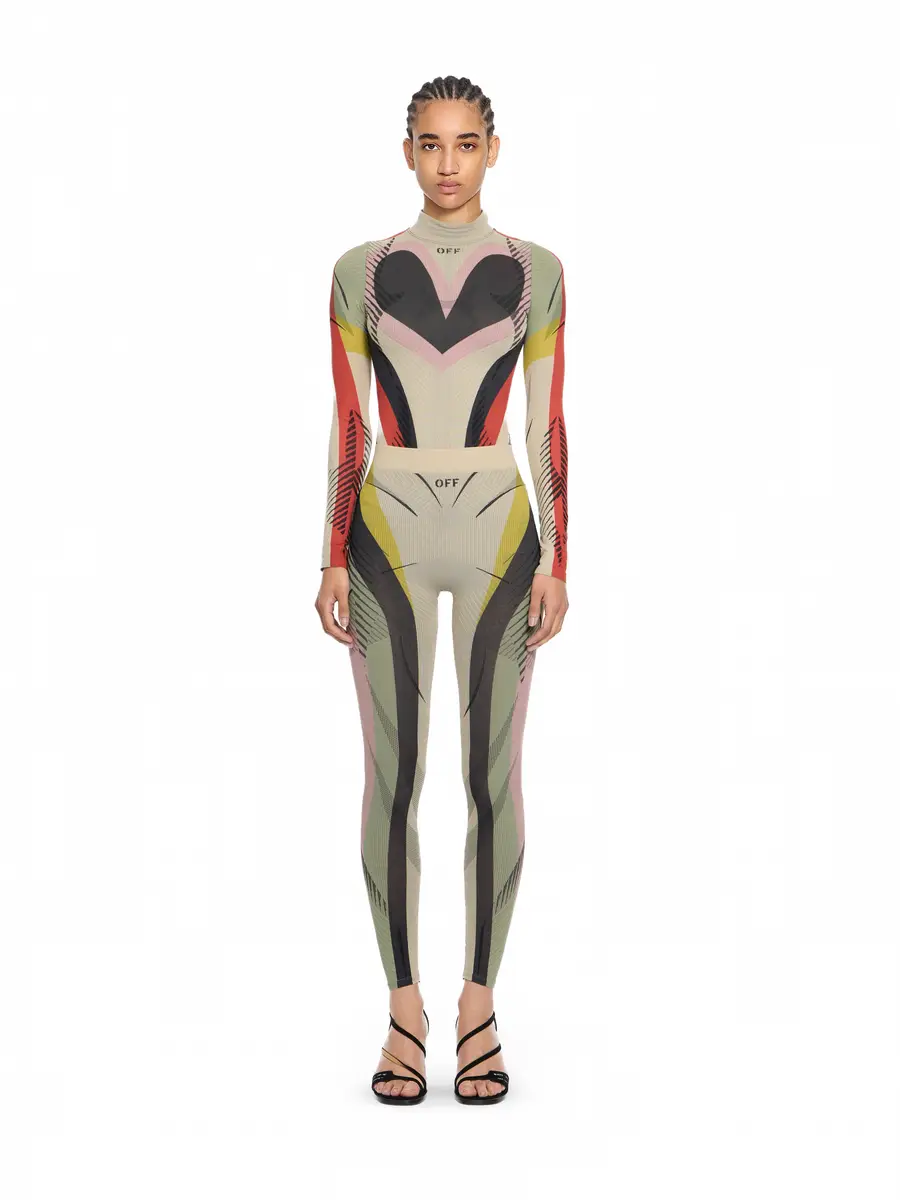 Off-White Seamless Col Block Capri Pants | Thumbnail 2 Off-White Seamless Col Block Capri Pants | Thumbnail 2