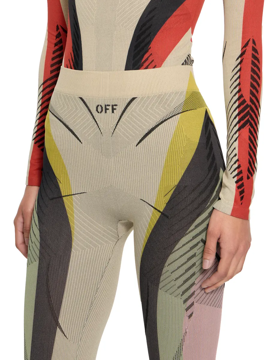 Off-White Seamless Col Block Capri Pants | Thumbnail 5 Off-White Seamless Col Block Capri Pants | Thumbnail 5