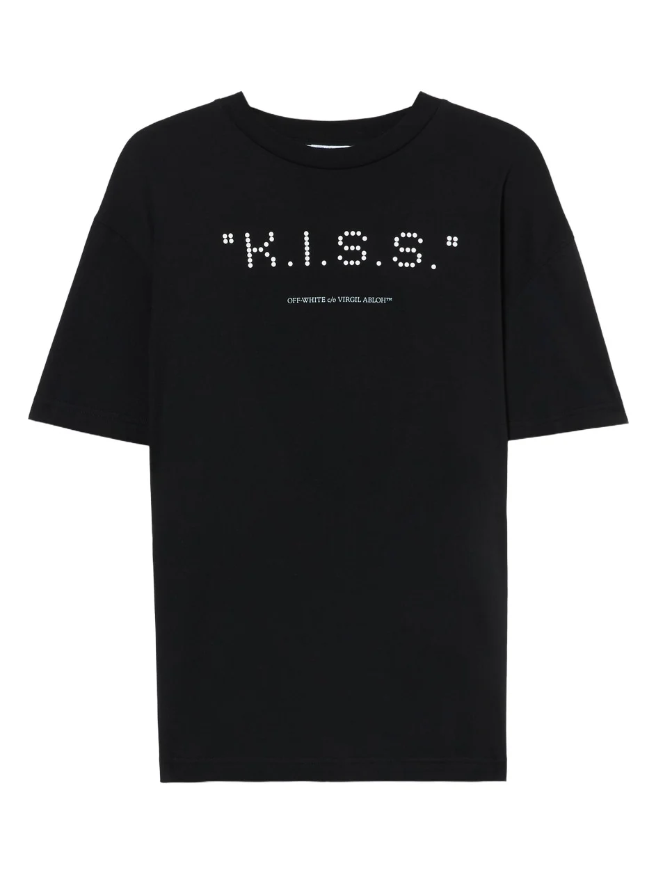 Off-White Kiss Quote T-shirt