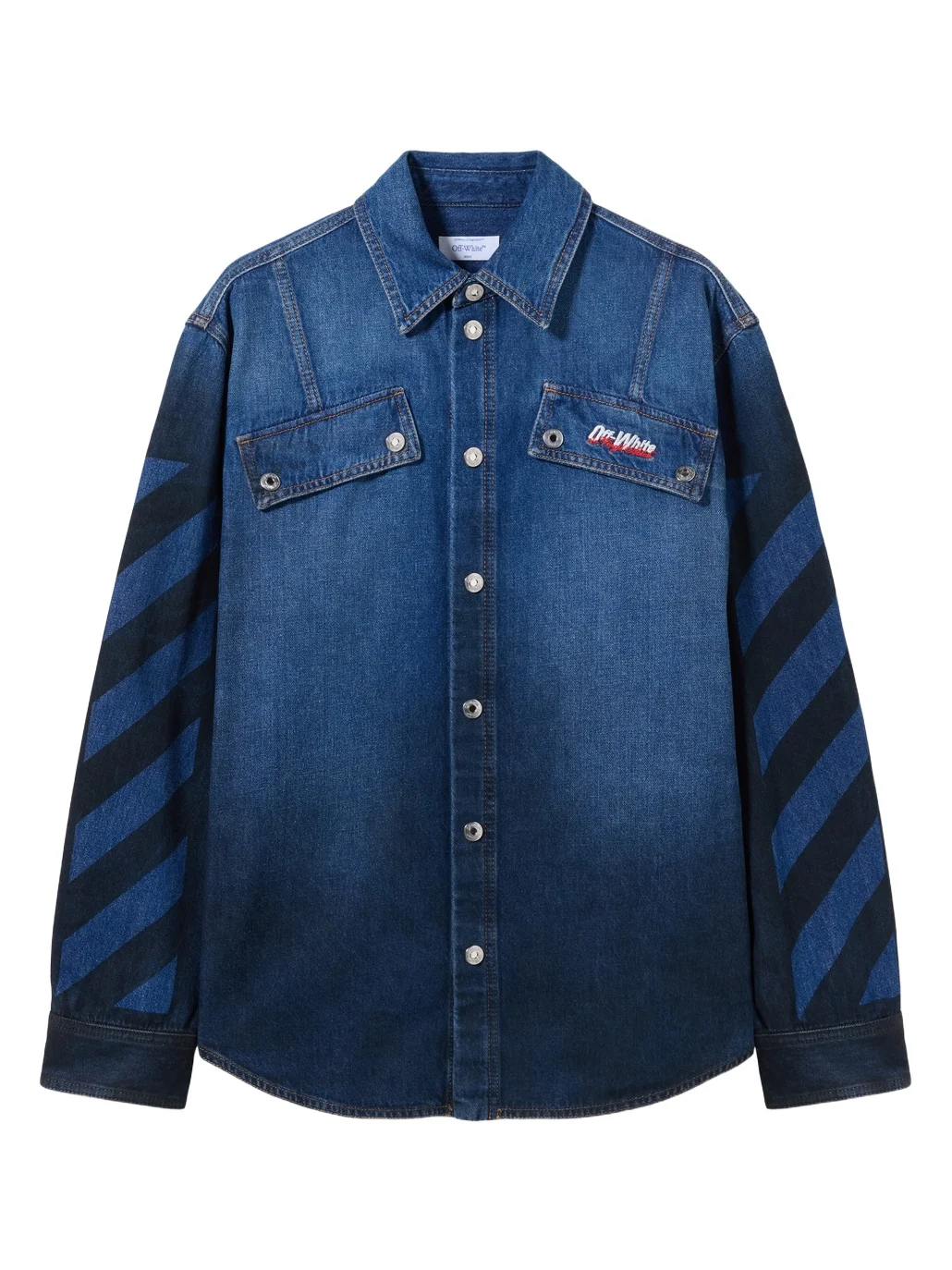 Off-White Spray Diagonal Denim Shirt