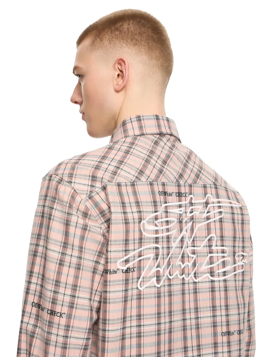 Off-White Marker Check Flannel Shirt | Thumbnail 5