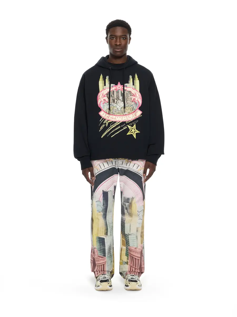 Off-White Big Frame World Loose Hoodie | Thumbnail 2