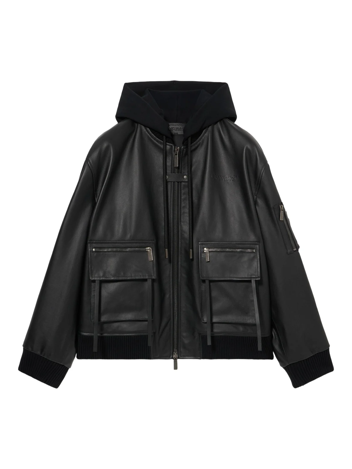 Off-White Book Fleece Hoodie Bomber
