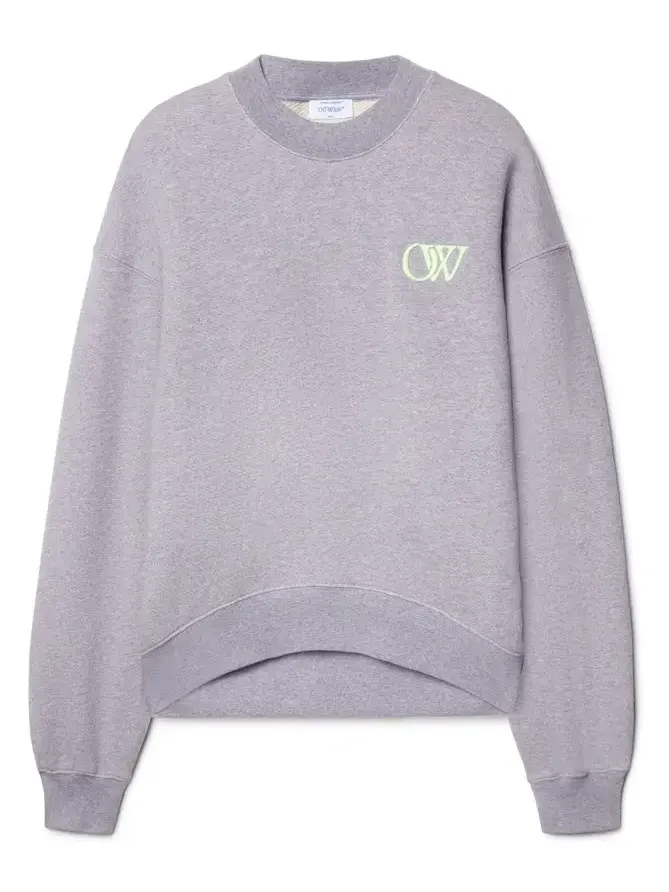 Off-White Gray Embroidered Ow Sweatshirt