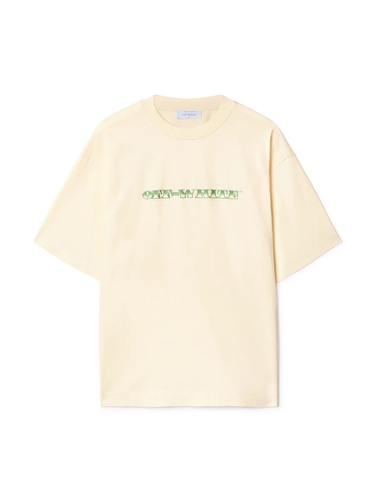 Off-White Cash Arrow Skate S/S Tee White Asparagus
