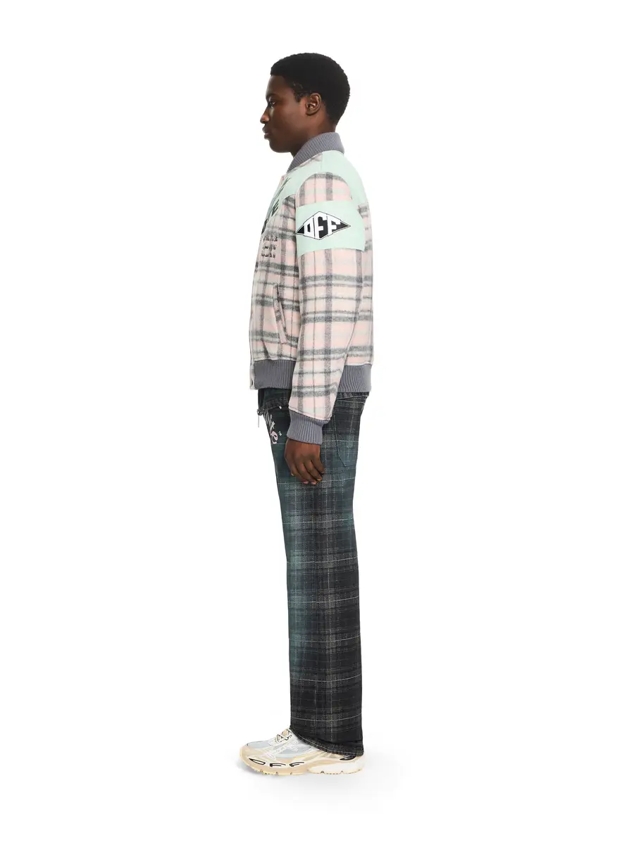 Off-White Royal Check Varsity Jacket | Thumbnail 3 Off-White Royal Check Varsity Jacket | Thumbnail 3