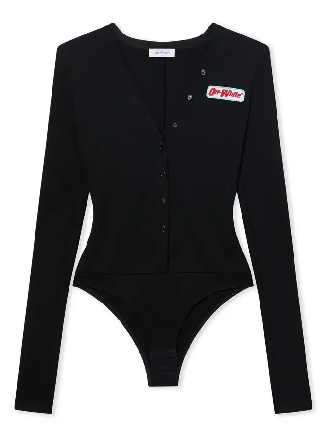 Heavy Jersey Button-Up Bodysuit Heavy Jersey Button-Up Bodysuit