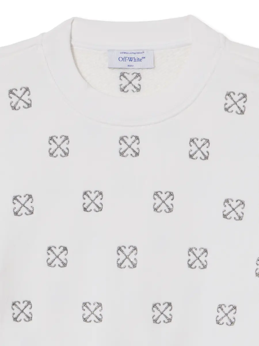 Off-White Lurex Little Arrows Sweatshirt | Thumbnail 3 Off-White Lurex Little Arrows Sweatshirt | Thumbnail 3
