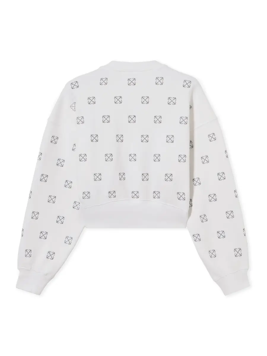 Off-White Lurex Little Arrows Sweatshirt