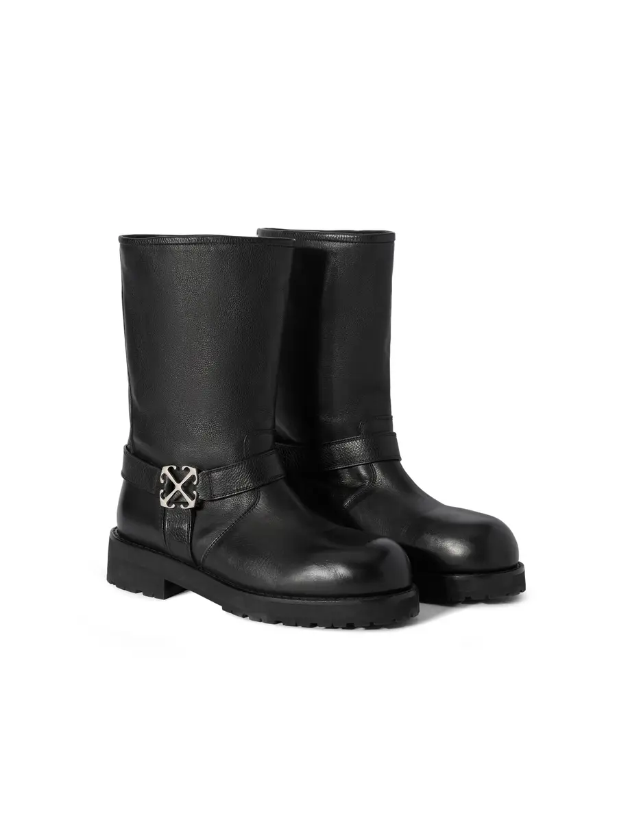 Off-White Off Track Leather Boots | Thumbnail 3 Off-White Off Track Leather Boots | Thumbnail 3