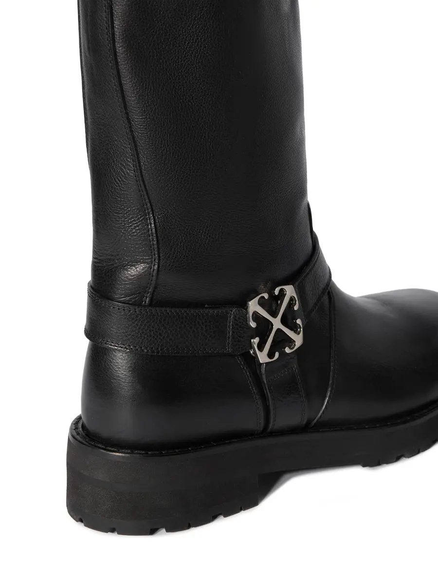 Off-White Off Track Leather Boots | Thumbnail 6 Off-White Off Track Leather Boots | Thumbnail 6