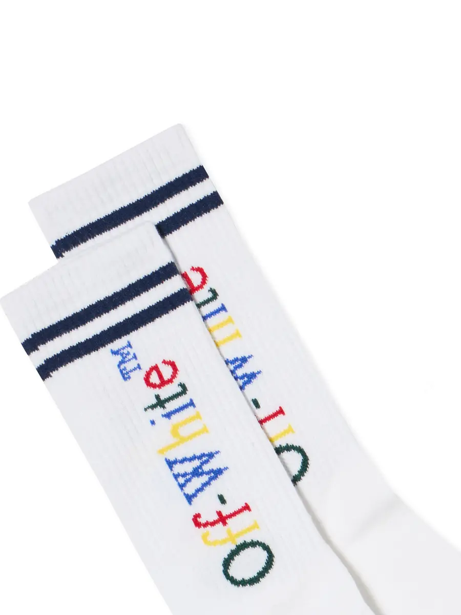 Off-White Bookish Logo Long Socks | Thumbnail 2