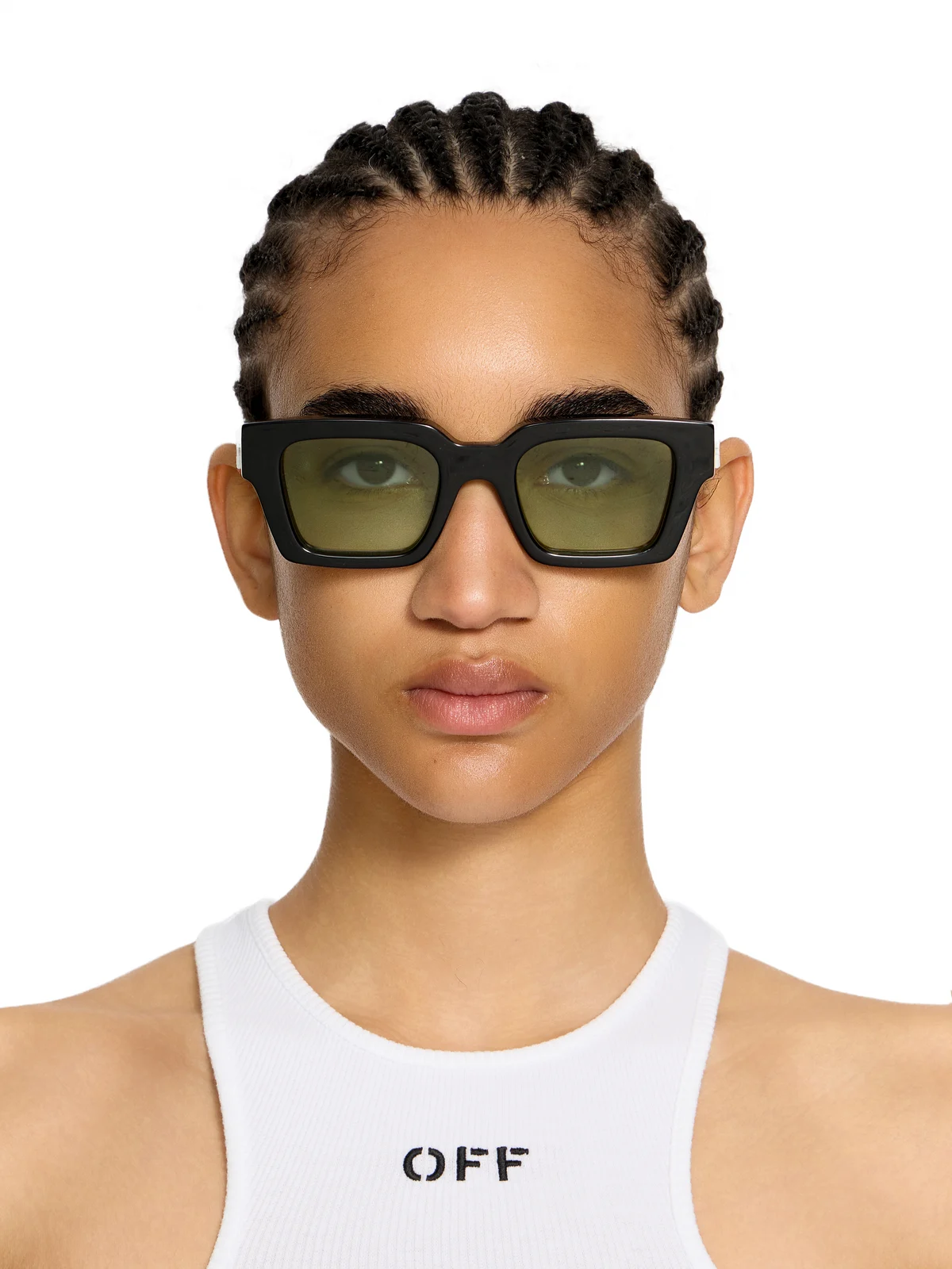 Off-White Virgil M Light Green Lens Sunglasses