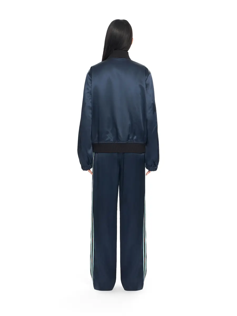 Off-White Satin Wide Pants | Thumbnail 4