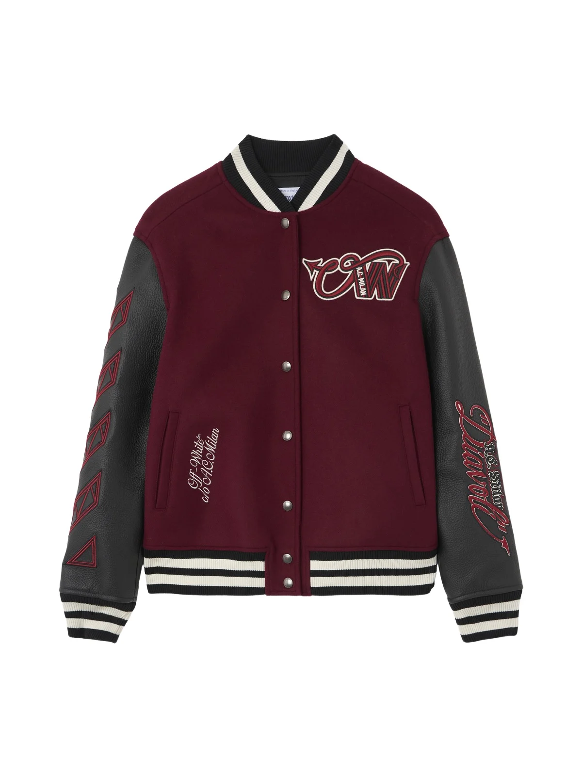 Off-White™ c/o AC Milan Varsity Jacket