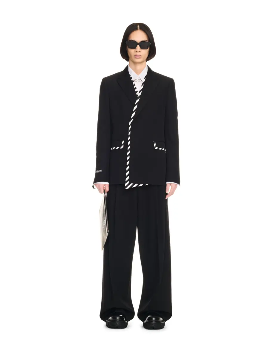 Off-White OW EMB WOOL DARTED PANT | Thumbnail 2
