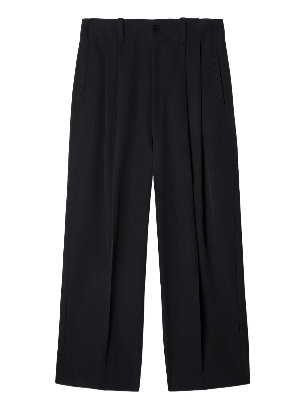 Off-White OW EMB WOOL DARTED PANT