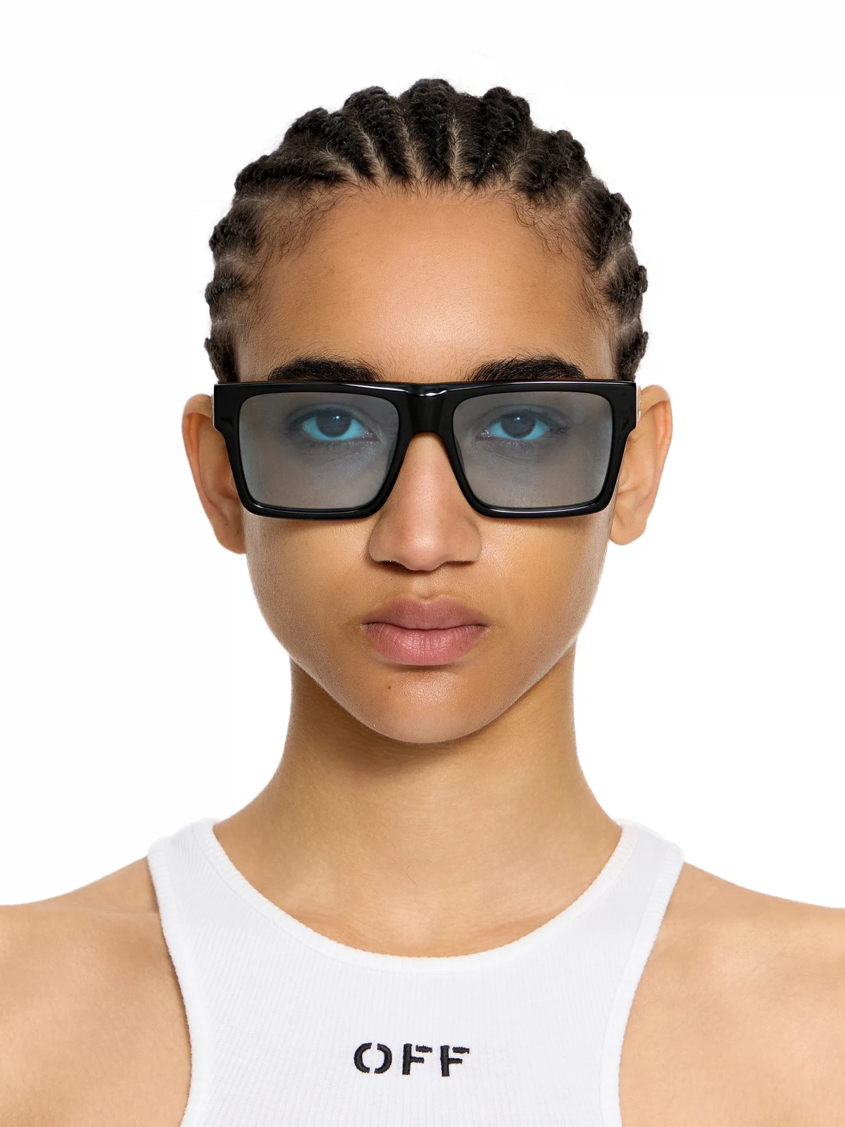 Off-White Casper Light Blue Lens Sunglasses