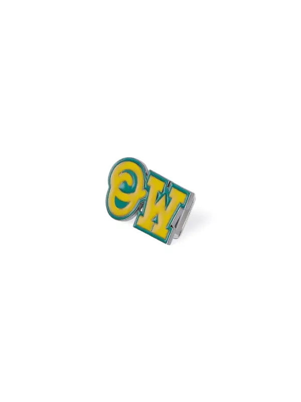 Off-White Yellow/Green Initials Dubrae Charm