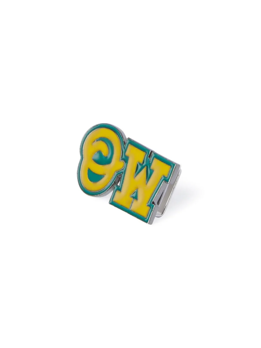 Off-White Yellow/Green Initials Dubrae Charm