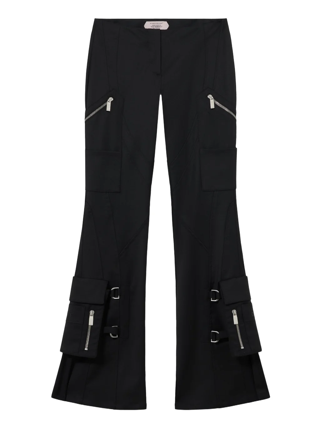 Pocket Belt Flare Pants