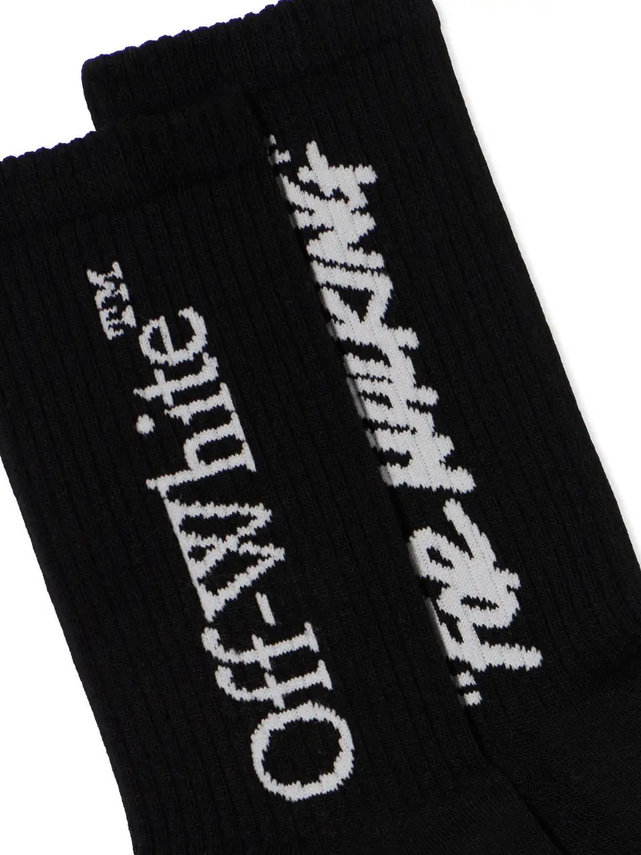 Off-White Quote Mid Calf Socks | Thumbnail 2 Off-White Quote Mid Calf Socks | Thumbnail 2