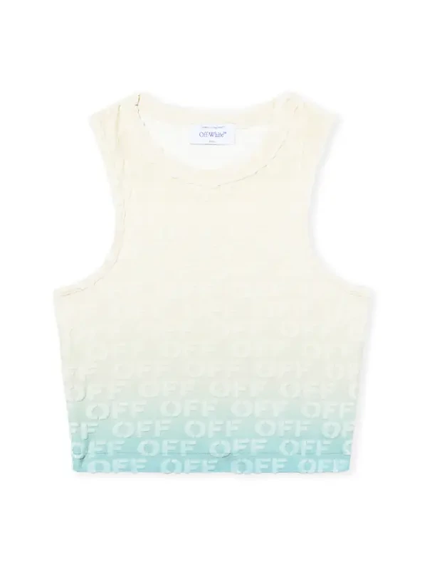 Terry Gradient Knit Tank Top