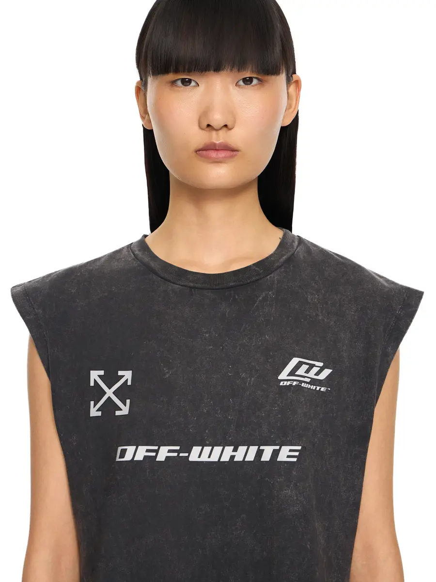 Off-White Racer Loose Jersey Dress | Thumbnail 5 Off-White Racer Loose Jersey Dress | Thumbnail 5